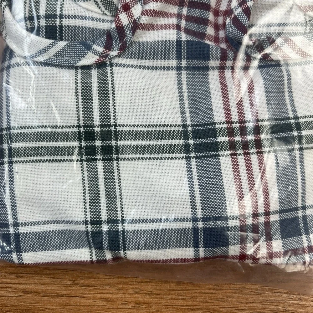 Longaberger Fabric Liner for Wildflower‎ Basket Market Day Plaid NEW  LINER ONLY